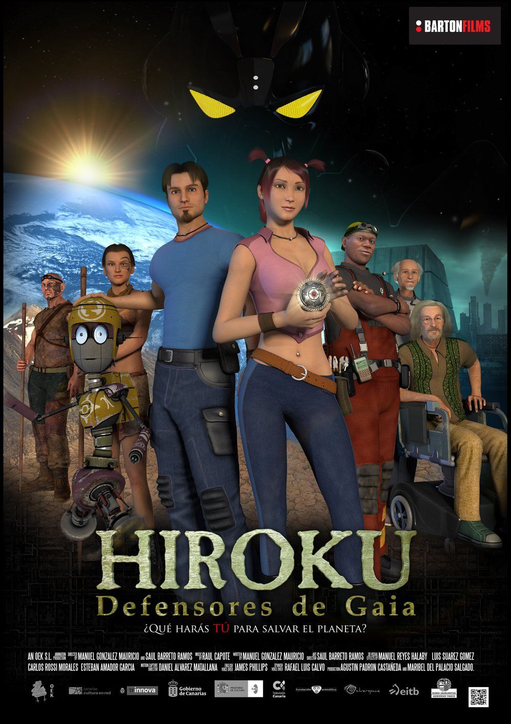 Cartel HIROKU DEFENSORES DE GAIA