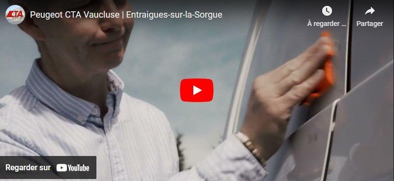 Découvrez notre agence en vidéo... Capture d'écran Pub CTA Vaucluse