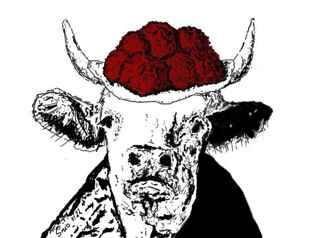 Schwarzwald, Kuh, Bollenhut, Hinterwälder, Heimat, Wandbild