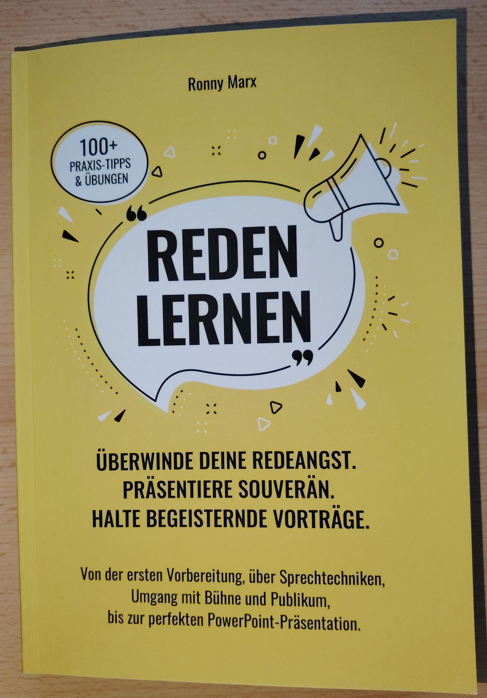 Buchtipp: Ronny Marx, Reden Lernen Buchtipp: Ronny Marx, Reden Lernen