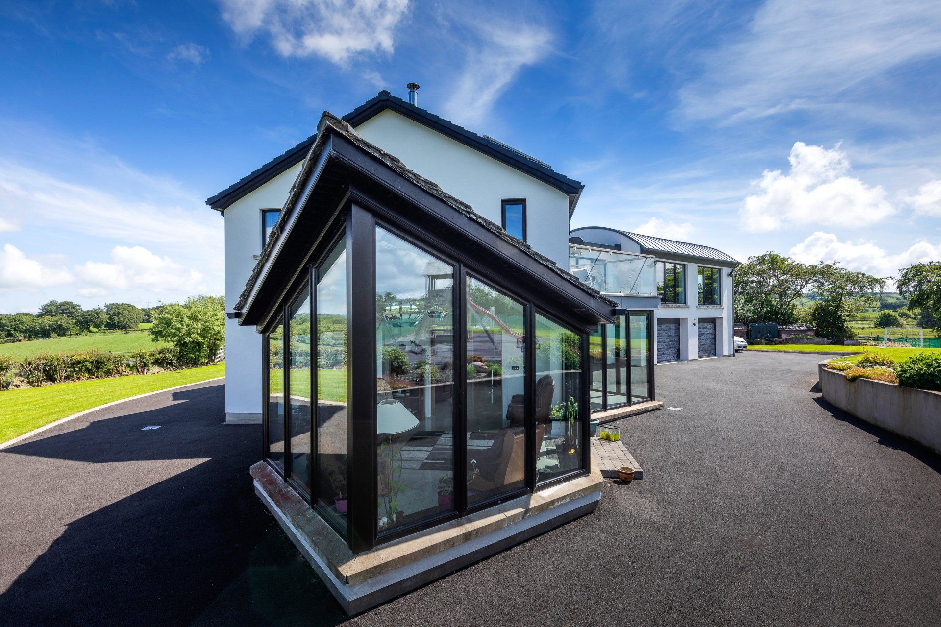 New Build-New Home-Open Plan-Glass Sunroom-Grand Designs-Self Build Magazine
