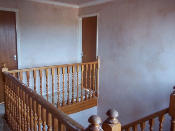 Plastering Plaster finish to hall stairs and landing