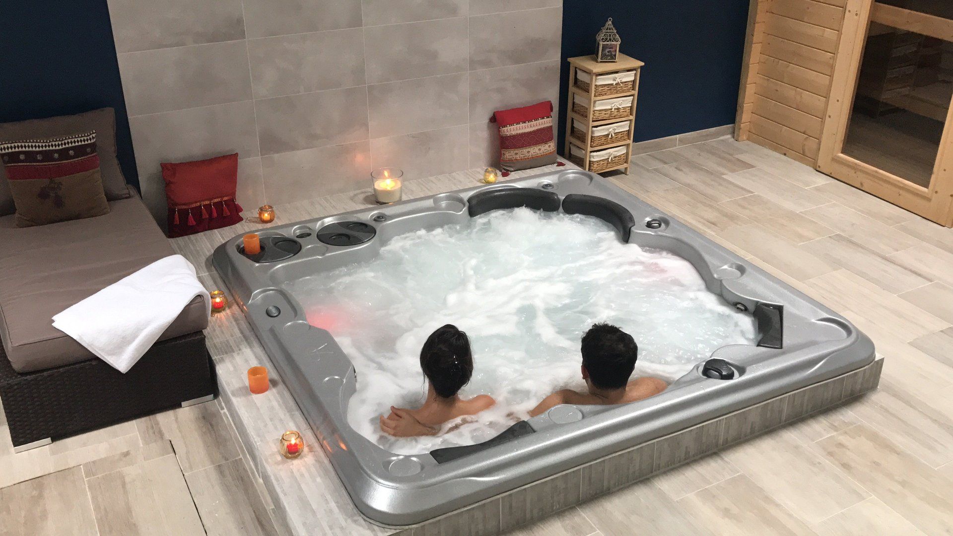 Bain a remous