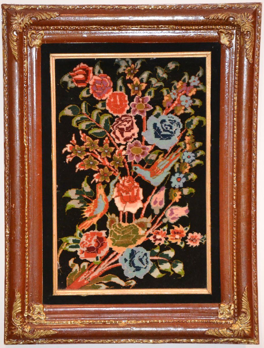 Ein Auswahl verschiedener Bilderteppiche.