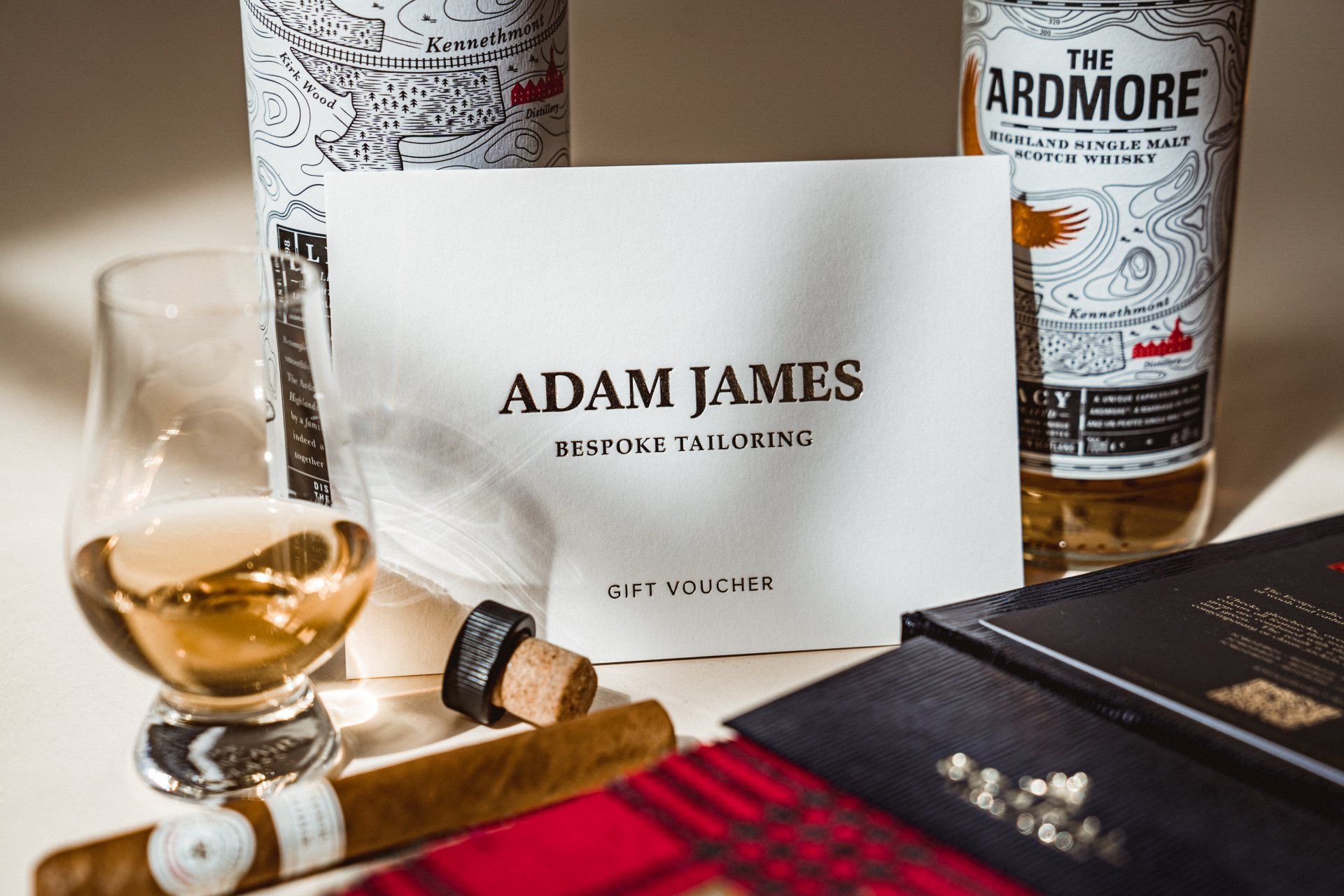 Gift cards to suit every occasion - from Adam James Bespoke tailoring