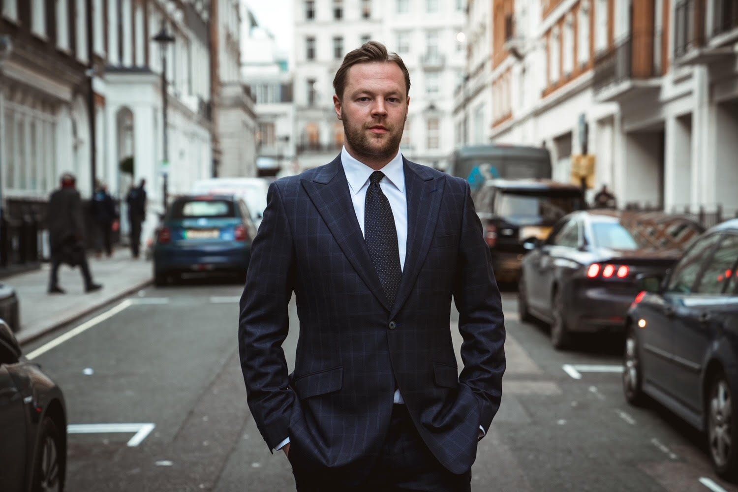 Business suits from Adam James Bespoke