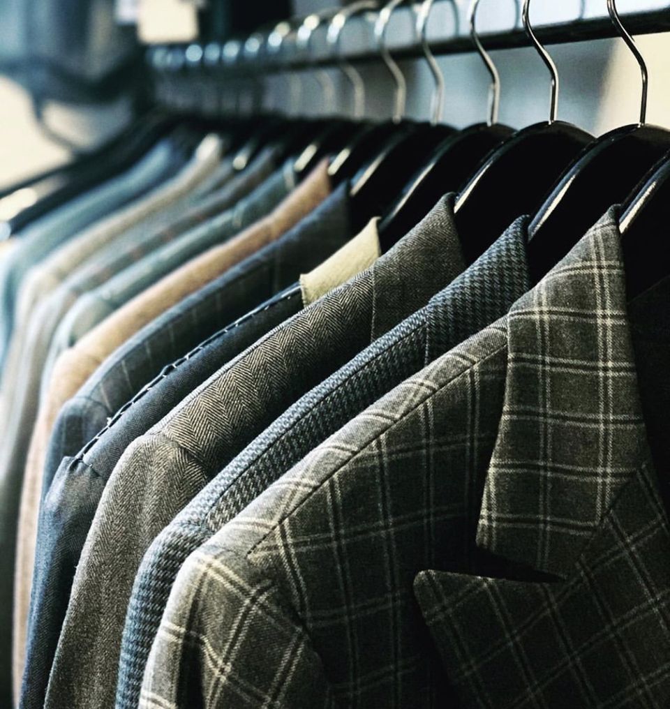 Luxury bespoke suits at Adam James Bespoke