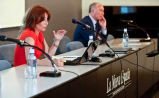 En el Club de Prensa Asturiana, de LA NUEVA ESPAÑA