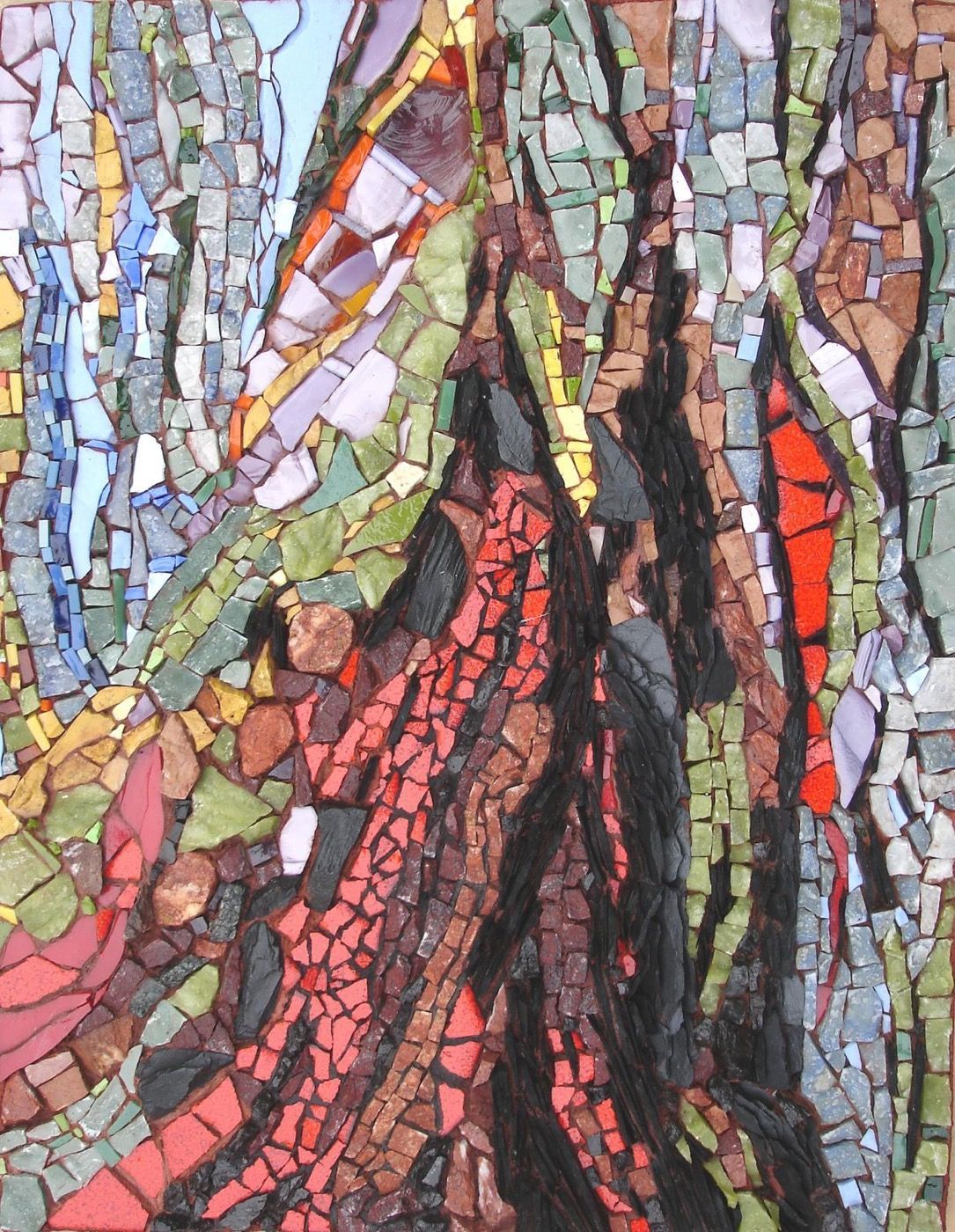 Ecorces d'eucalyptus Arc-en-ciel_Murielle Gratiot Mosaïste_Romalia Mosaïque