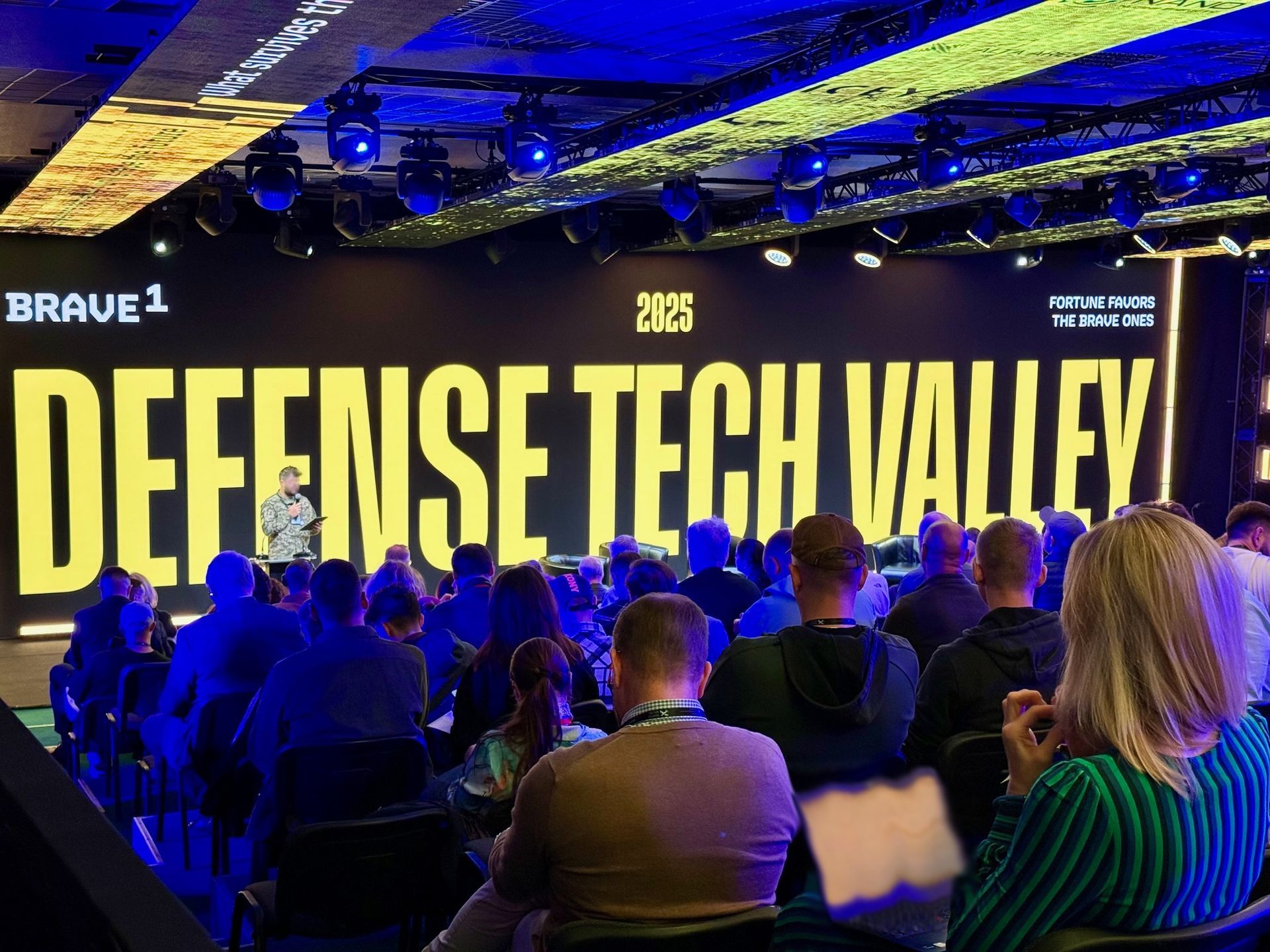 Defense Tech Valley Ukraine Lviv September 2025 Large sign of the event