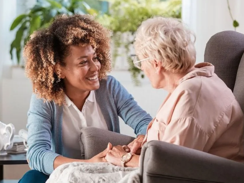 Caring support for elderly clients living alone