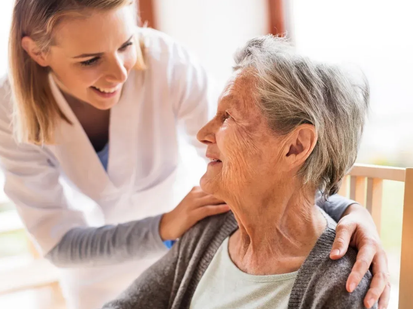 Friendly carers assisting with shopping and daily errands