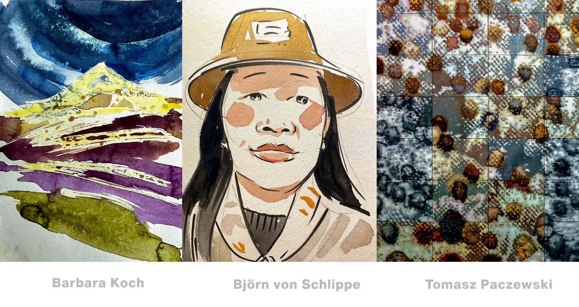 Barbara Kock, Björn von Schippe, Tomasz Baczewski Werke der Künstler Barbara Kock, Björn von Schippe, Tomasz Baczewski