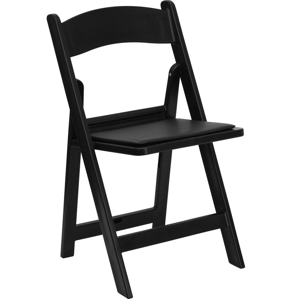 Black Garden Wood folding chair
