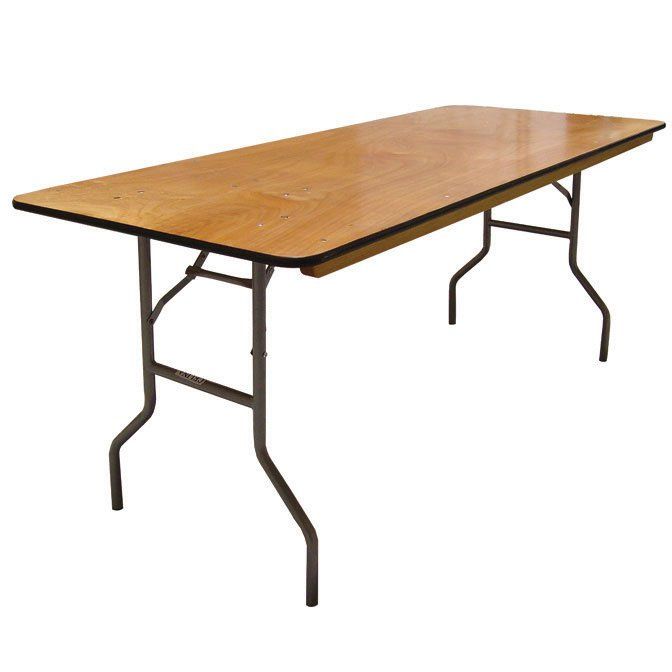 6 foot banquet table