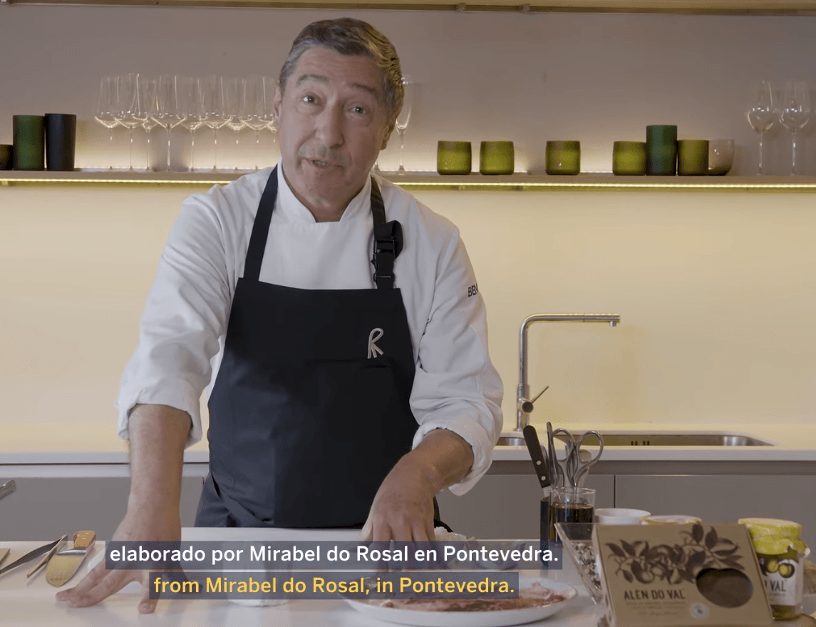 Joan Roca receta Timbal de Secreto Iberico con membrillo de Mirabel