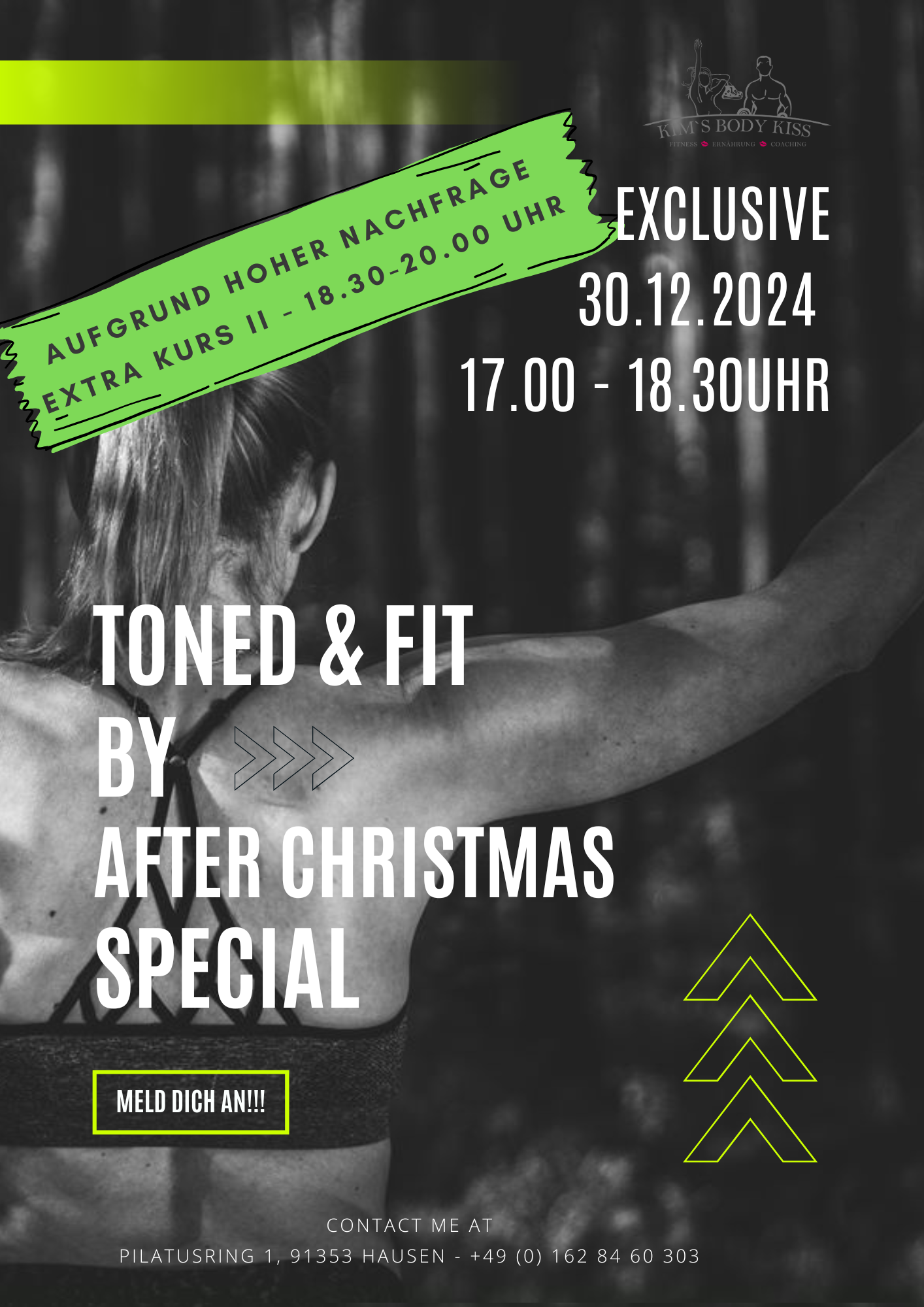 Flyer zur Sommerpause bei Kim's Body Kiss