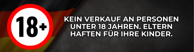 Kein Verkauf für Personen unter 18 Jahren