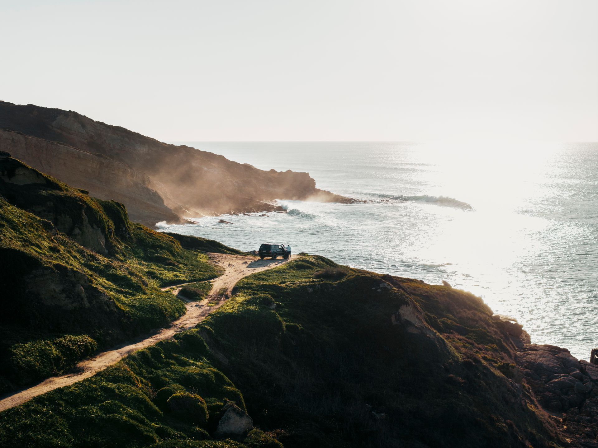 Toyota Land Cruiser HDJ80, Mountainscape, Landleben, Portugal Landschaft