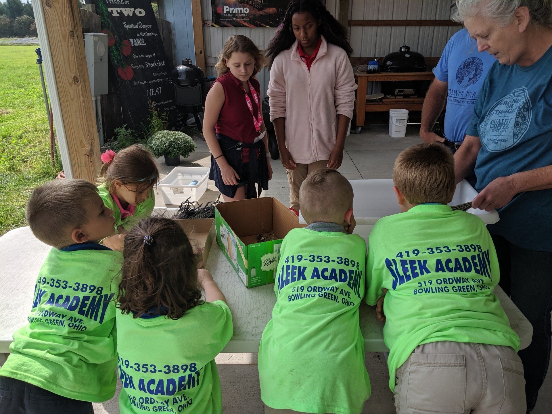 Sleek Academy Students at a Co-Op Learning Day Image