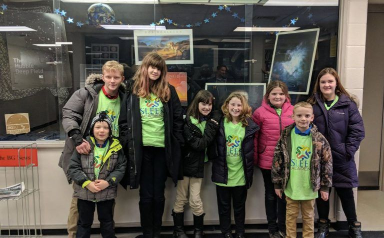 Image of Sleek Academy Students at the Planetarium