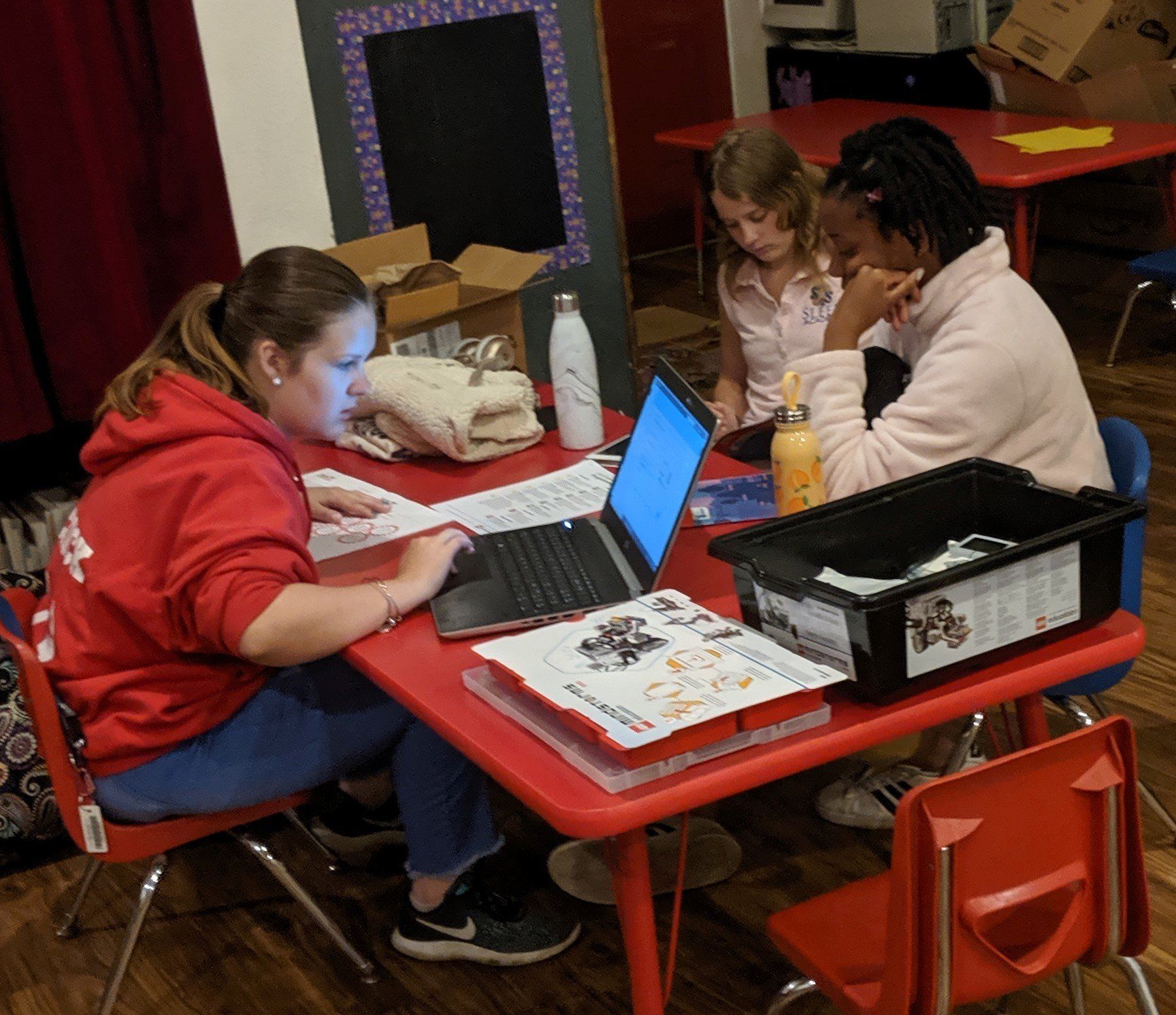 Sleek Academy Robotics Student Studying Image