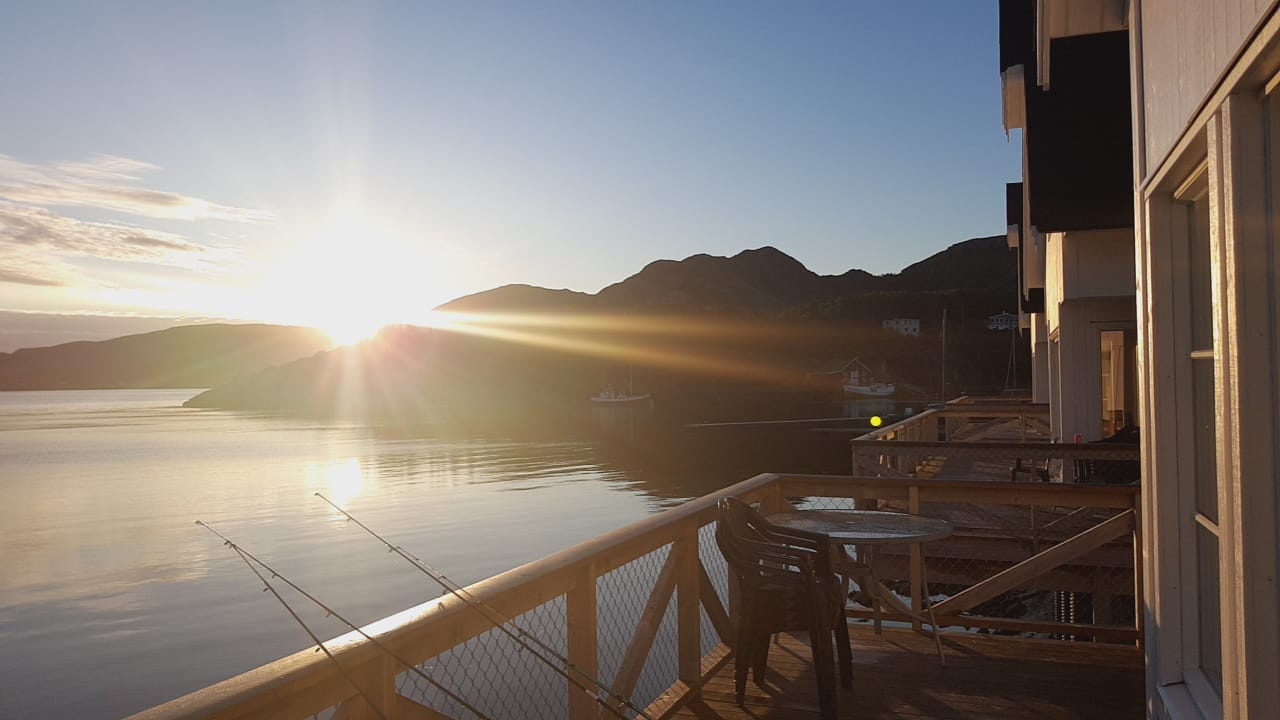 Bessaker Bessaker im Sonnenuntergang