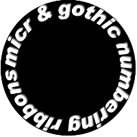 MICR & nUMBERING RIBBON