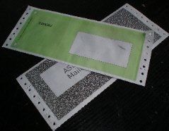 equipment passward mailer