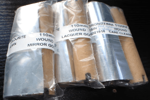 Lacquered /mirror thermal transfer care resin ribbons