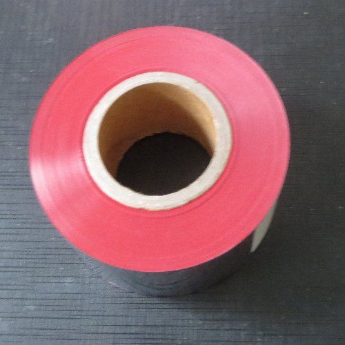 Red Visible -On-Black satin thermal transfer textile ribbon