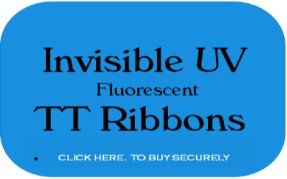 uv fluorescent thermal transfer ribbon uv security thermal transfer ribbon