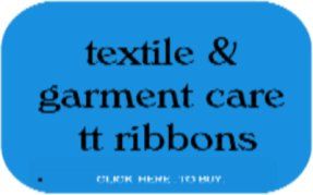 garment & garment equipment care ribbons