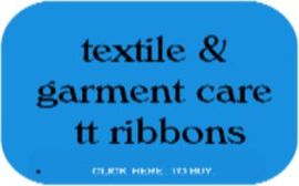 garment & garment equipment care ribbons