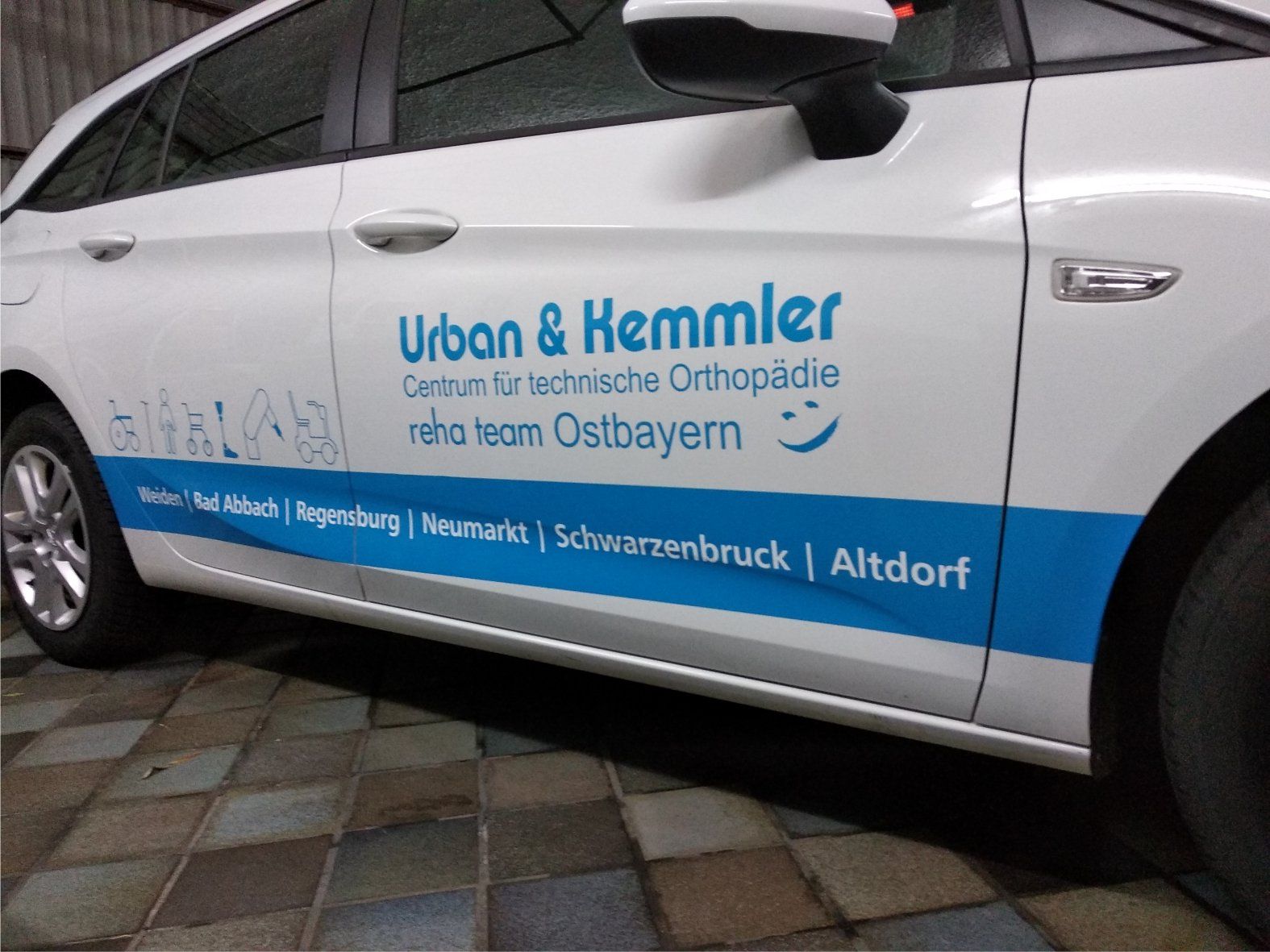 Autobeschriftung Weiden