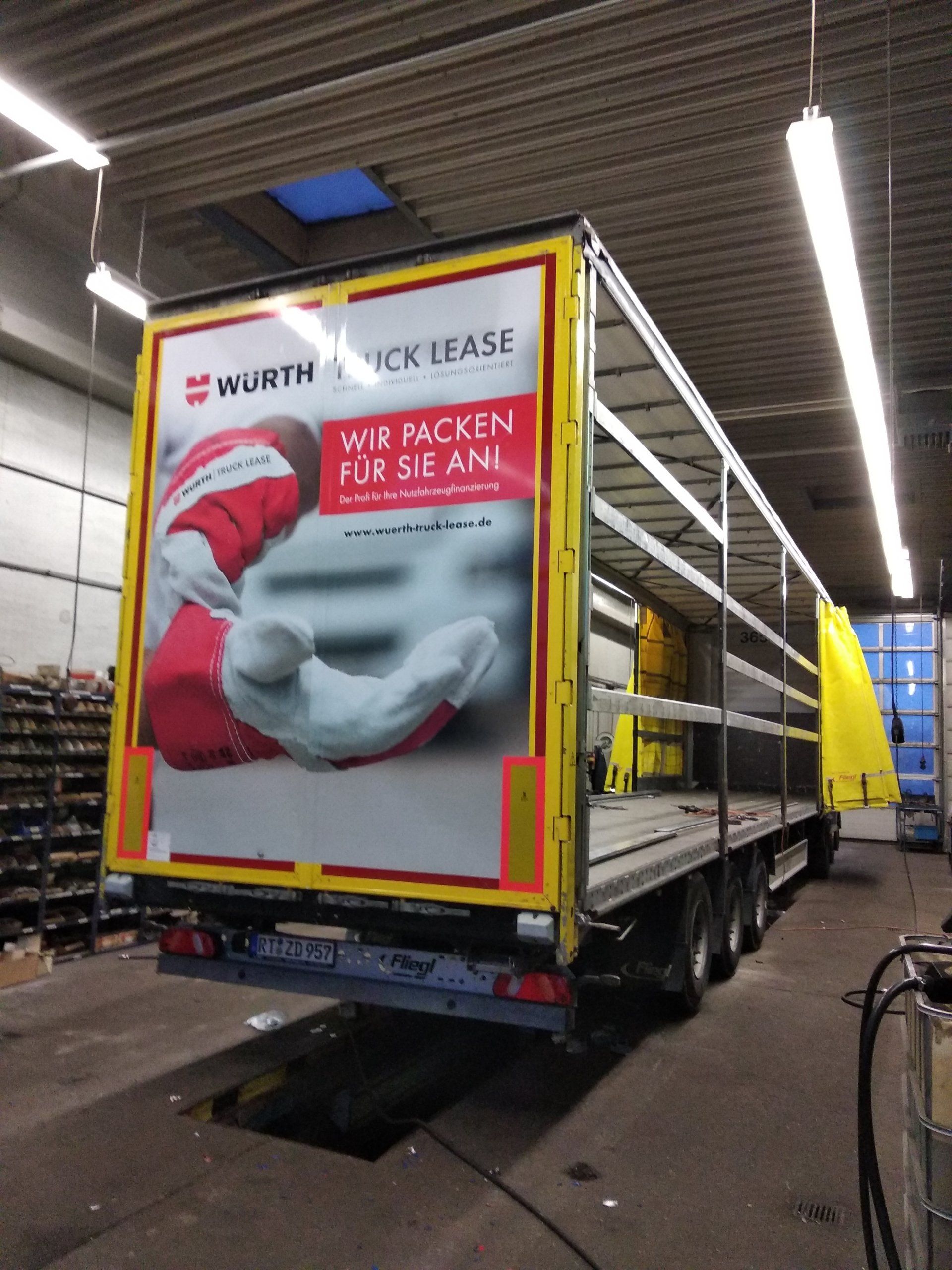 LKW-Beschriftung