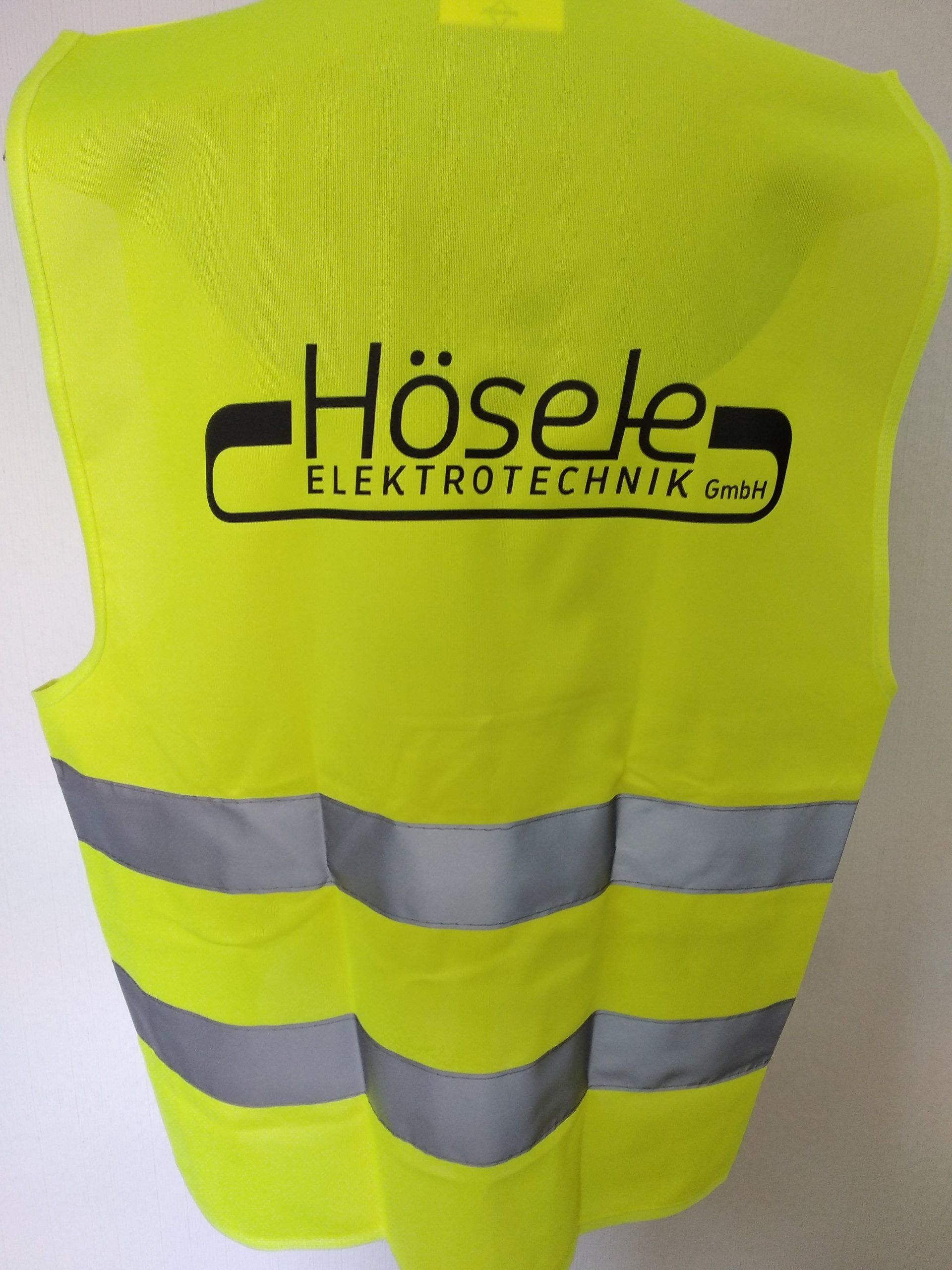 Warnwesten bedrucken