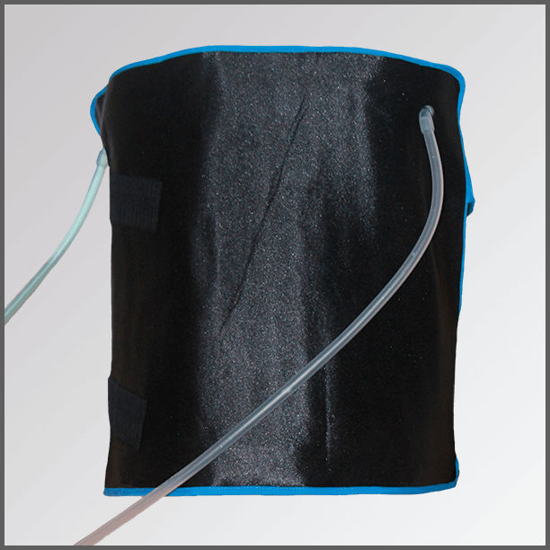 ABDOMEN - LUMBARES Banda o intercambiador de contrastes térmicos para recuperación muscular de abdomen - lumbares.