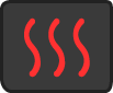 Heat therapy icon for muscle recovery.