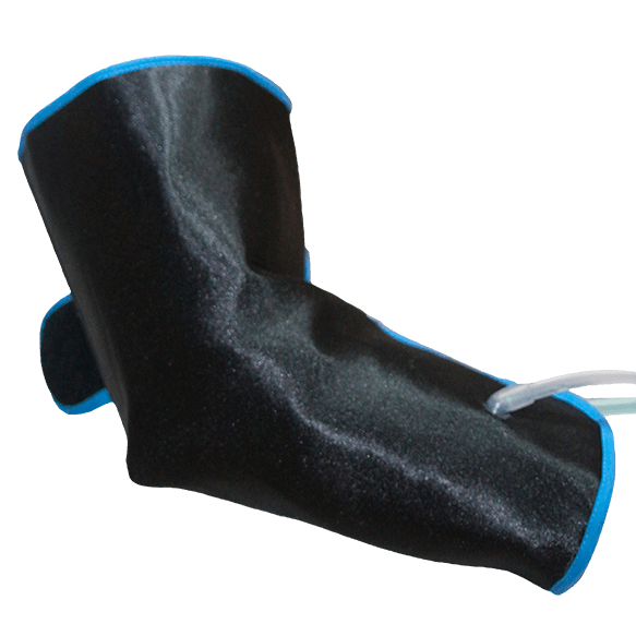 Thermal contrast band or exchanger for elbow muscle recovery.