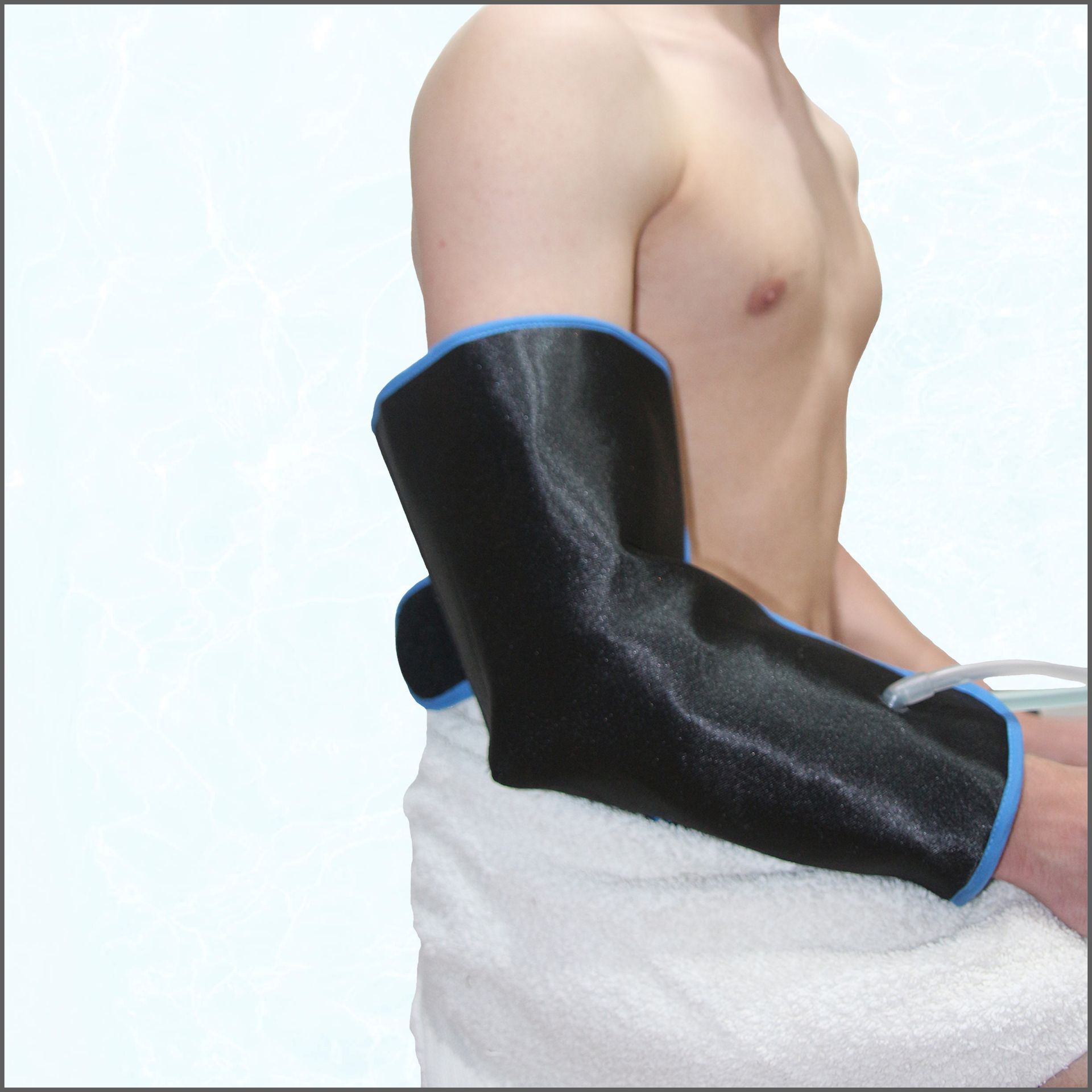 Elbow thermal contrast exchanger or band.