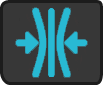Compression therapy icon for muscle recovery.