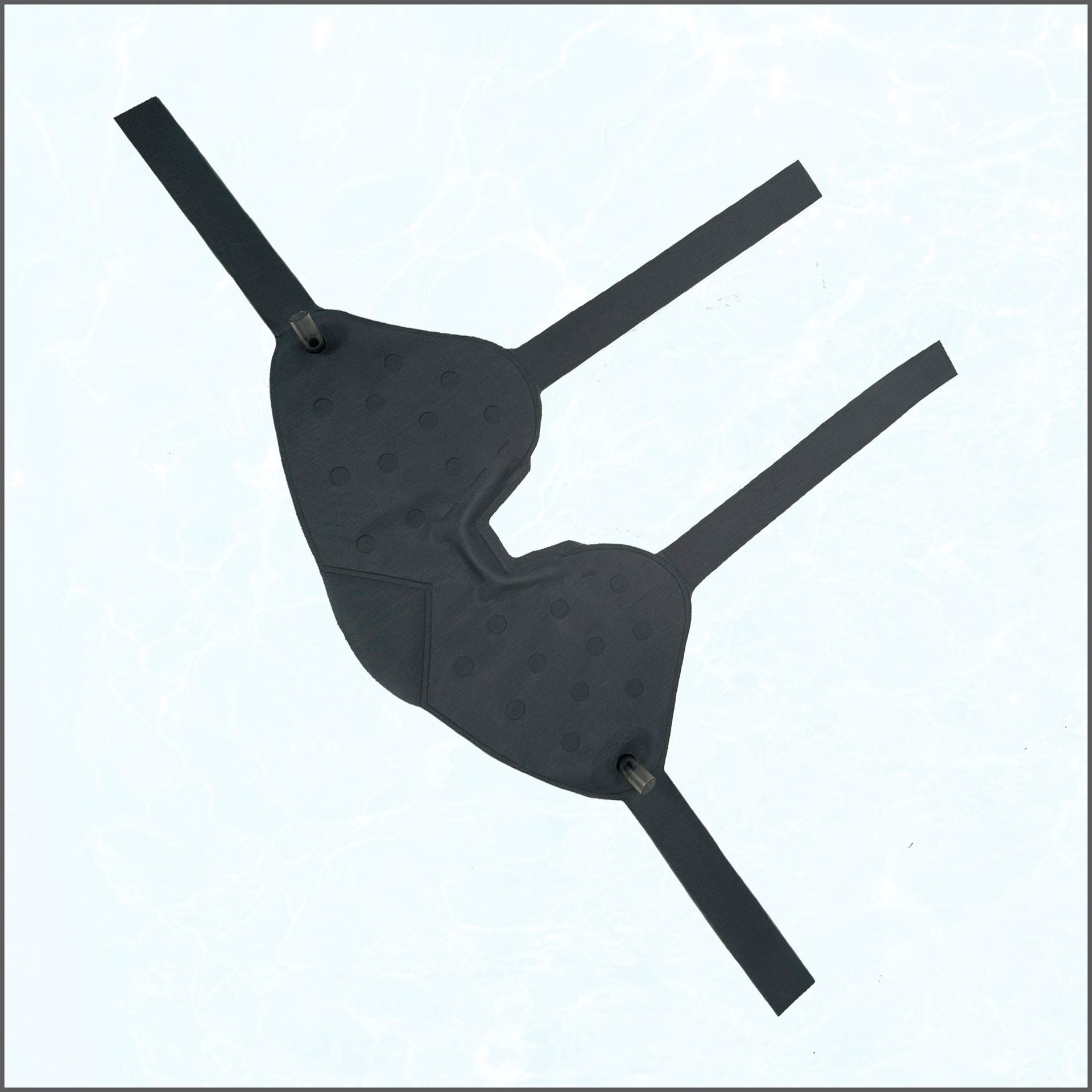 Band or exchanger for facial cryolipolysis treatment.