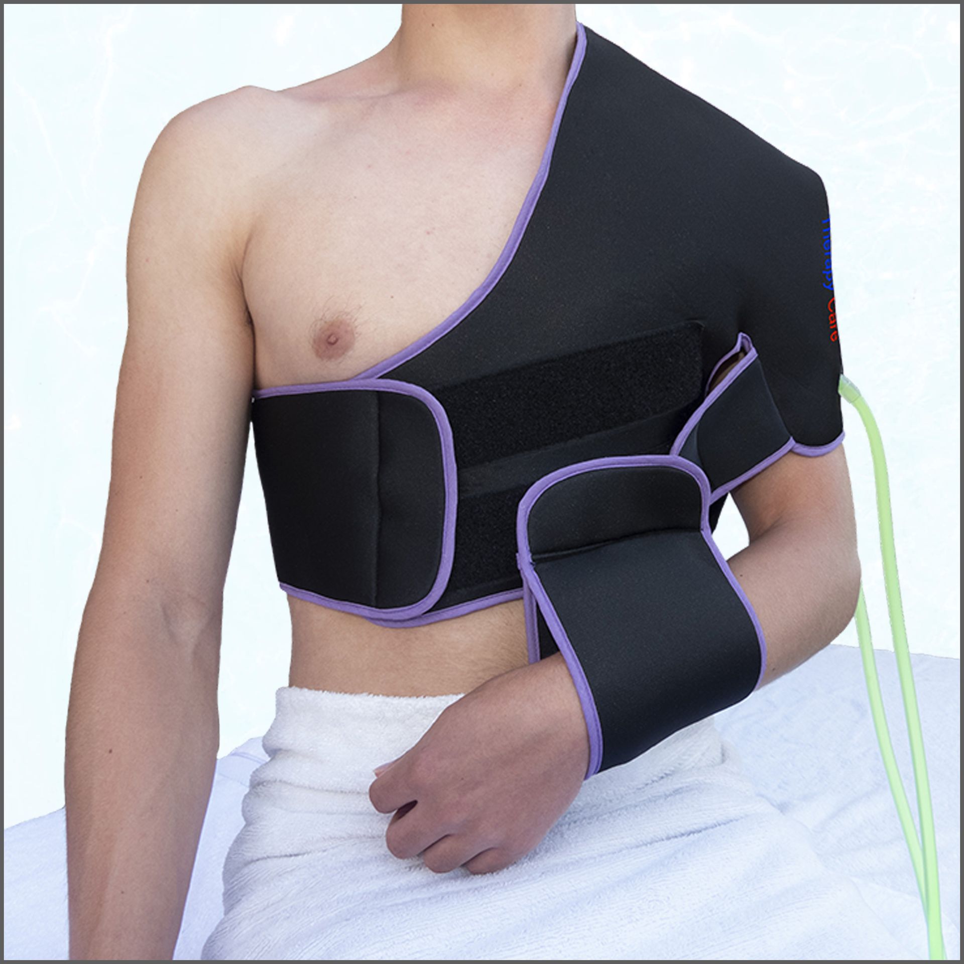 Shoulder thermal contrast band or exchanger.