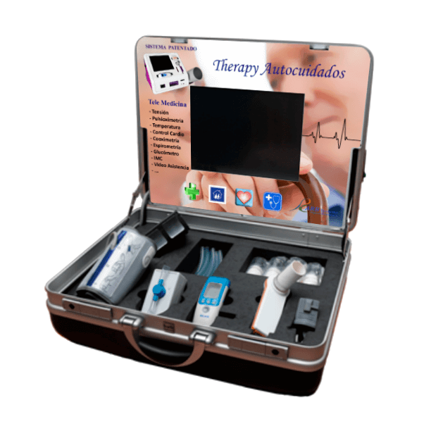 EQUIPO PORTÁTIL Maletin portatil de Teleasistencia para asistencia en centros de trabajo.