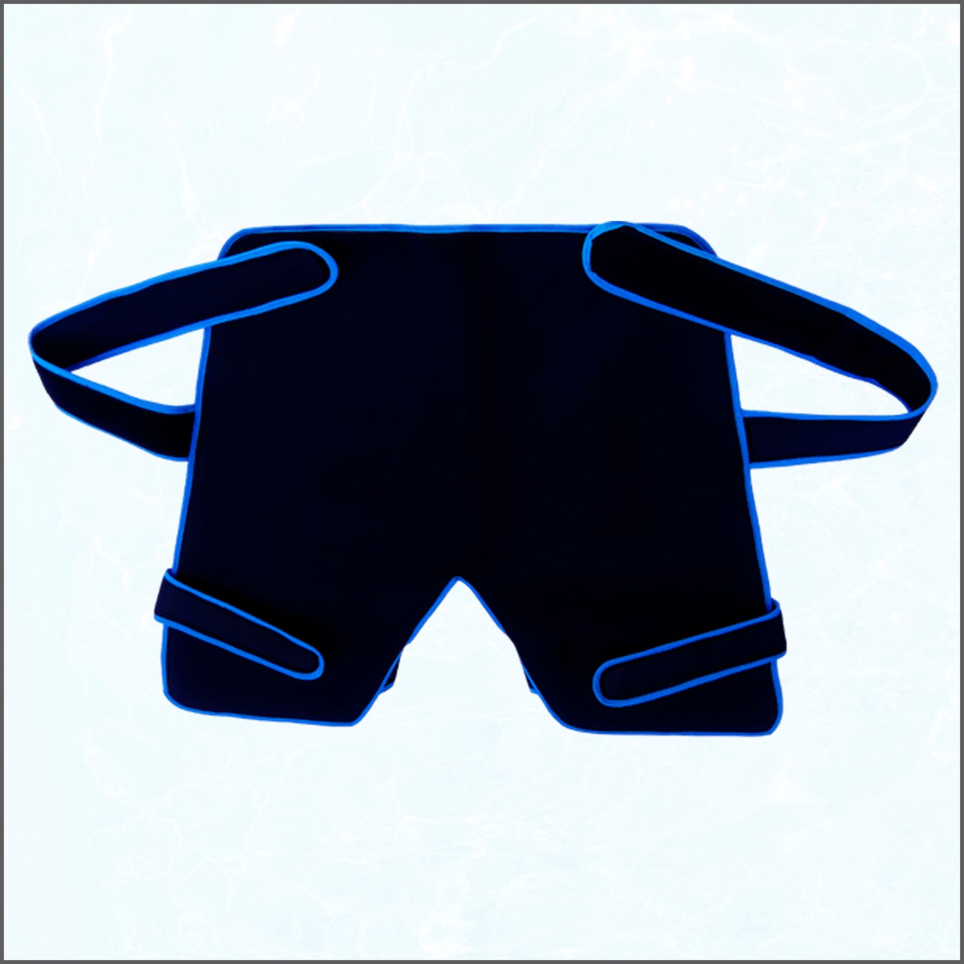 Band or thermal contrast exchanger for buttocks.