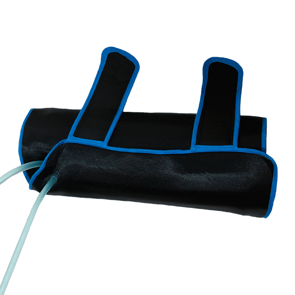 Échangeur de bandes ou de contraste thermique pour la récupération musculaire des mollets ou des cuisses.