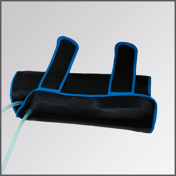 CALF - THIGH Band or thermal contrast exchanger for calf or thigh muscle recovery.