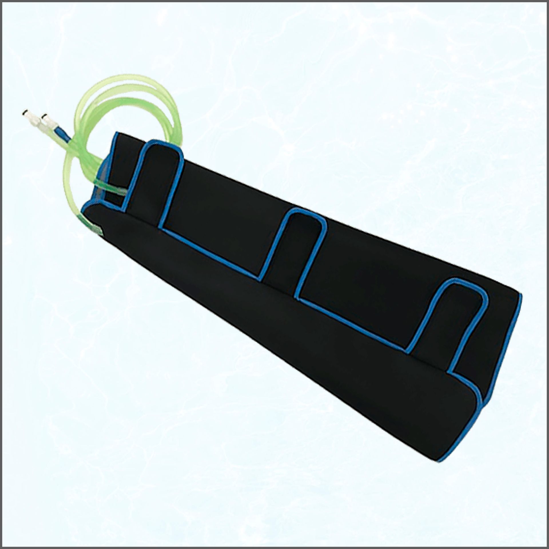 Full leg thermal contrast band or exchanger.