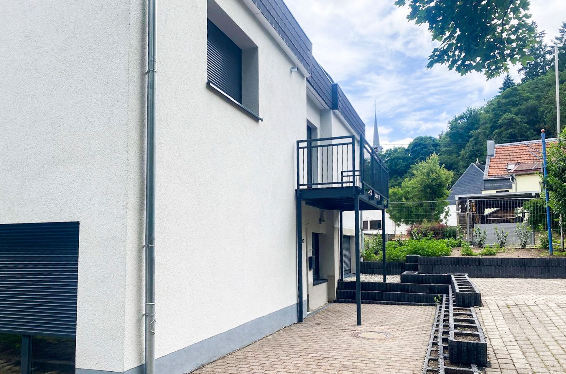 Außenbereich unserer Intensivpflege WG in Stromberg
